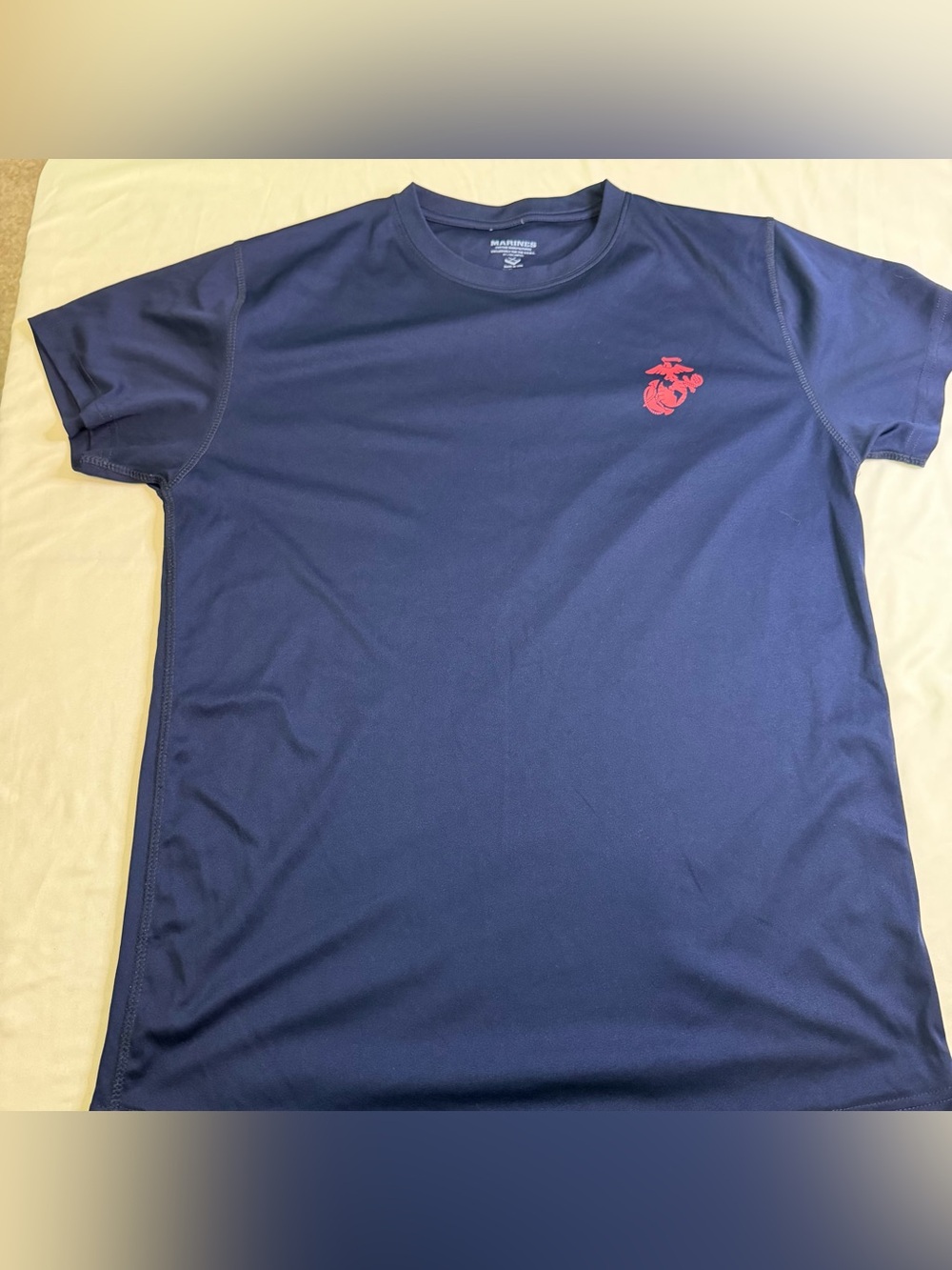 USMC Marines Performance Athletic Tee – Navy – Men’s Large